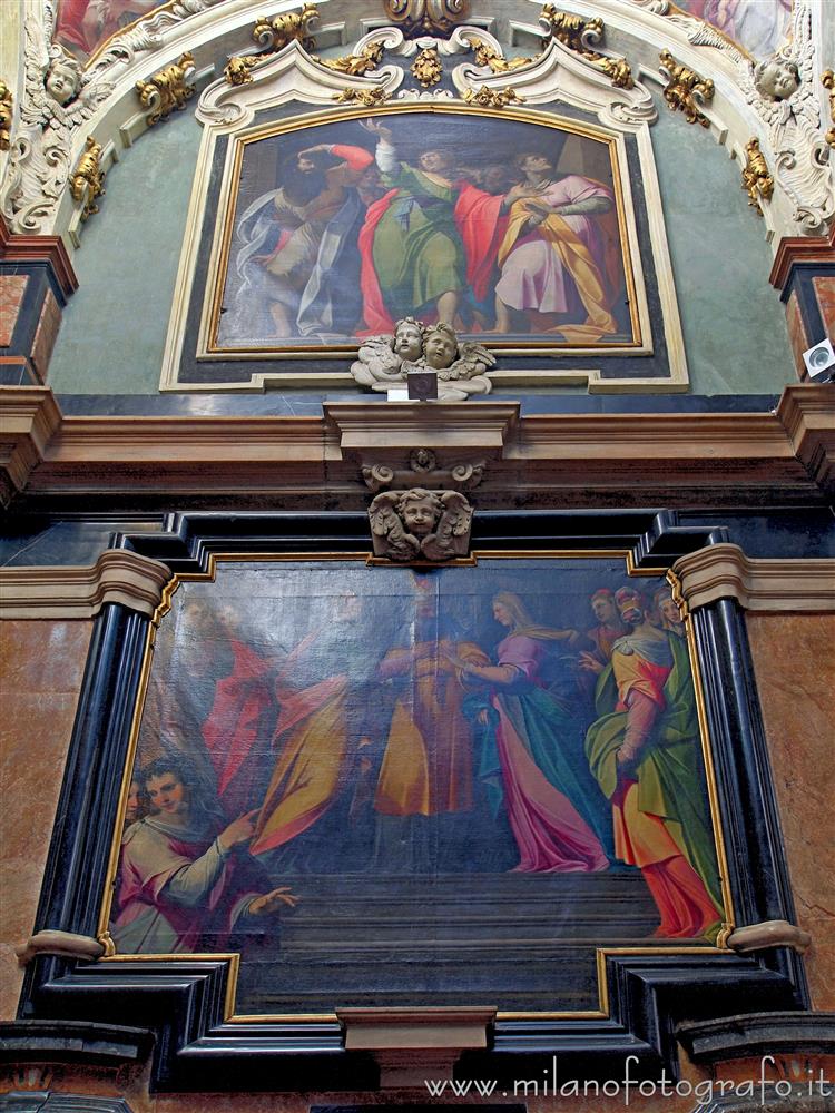 Milan (Italy) - Frescoes by Camillo Procaccini in the Church of Santa Maria del Carmine